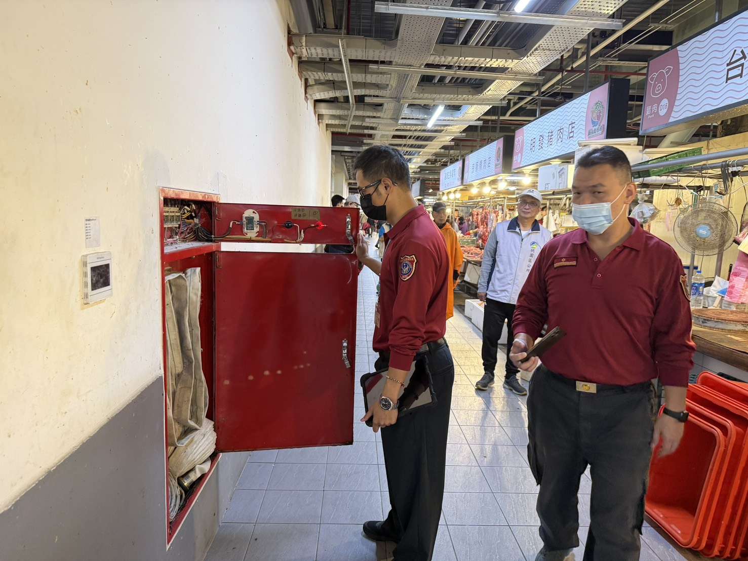 桃園啟動市場消防安全大體檢 保障公共安全與攤商生計 S 36036674 0 0