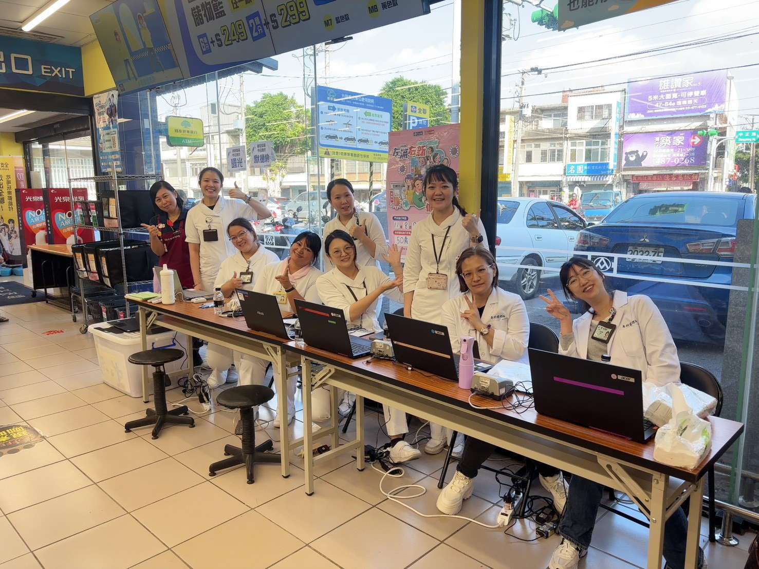 提升保護力!部桃新屋分院攜手學校、超市 為民眾接種流感、新冠疫苗 S 71901279