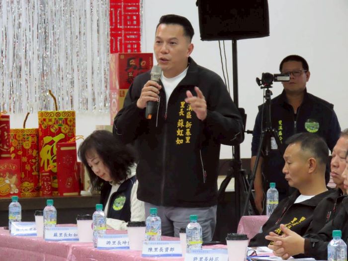 《圖說》雙溪區新基里長蘇虹如反應地方建設議題。〈民政局提供〉