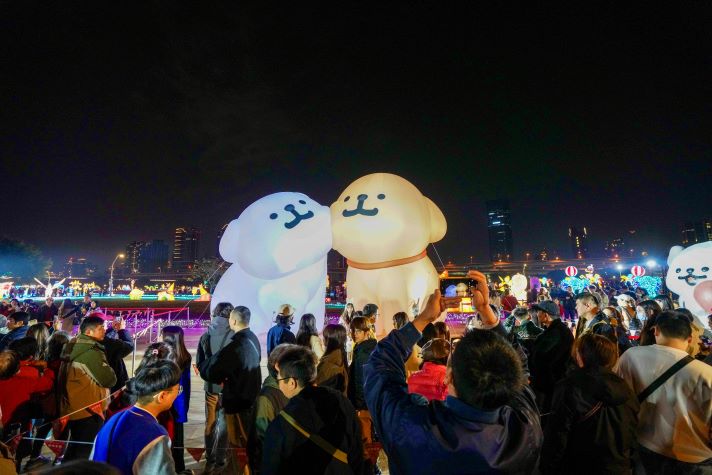 《圖說》韓國超人氣IP線條小狗。〈民政局提供〉