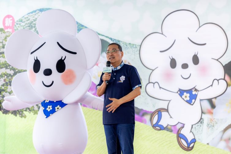 《圖說》侯友宜市長表示，新北桐花祭自土城起源，發展至今已成為全國具代表性的文化觀光活動之一。〈客家局提供〉