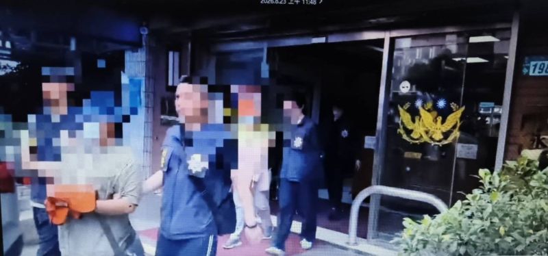 《圖說》涉嫌人送辦。〈永和分局提供〉